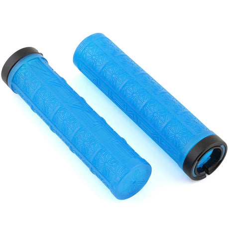 Manopole Supacaz Grizips - Neon blu clear - D