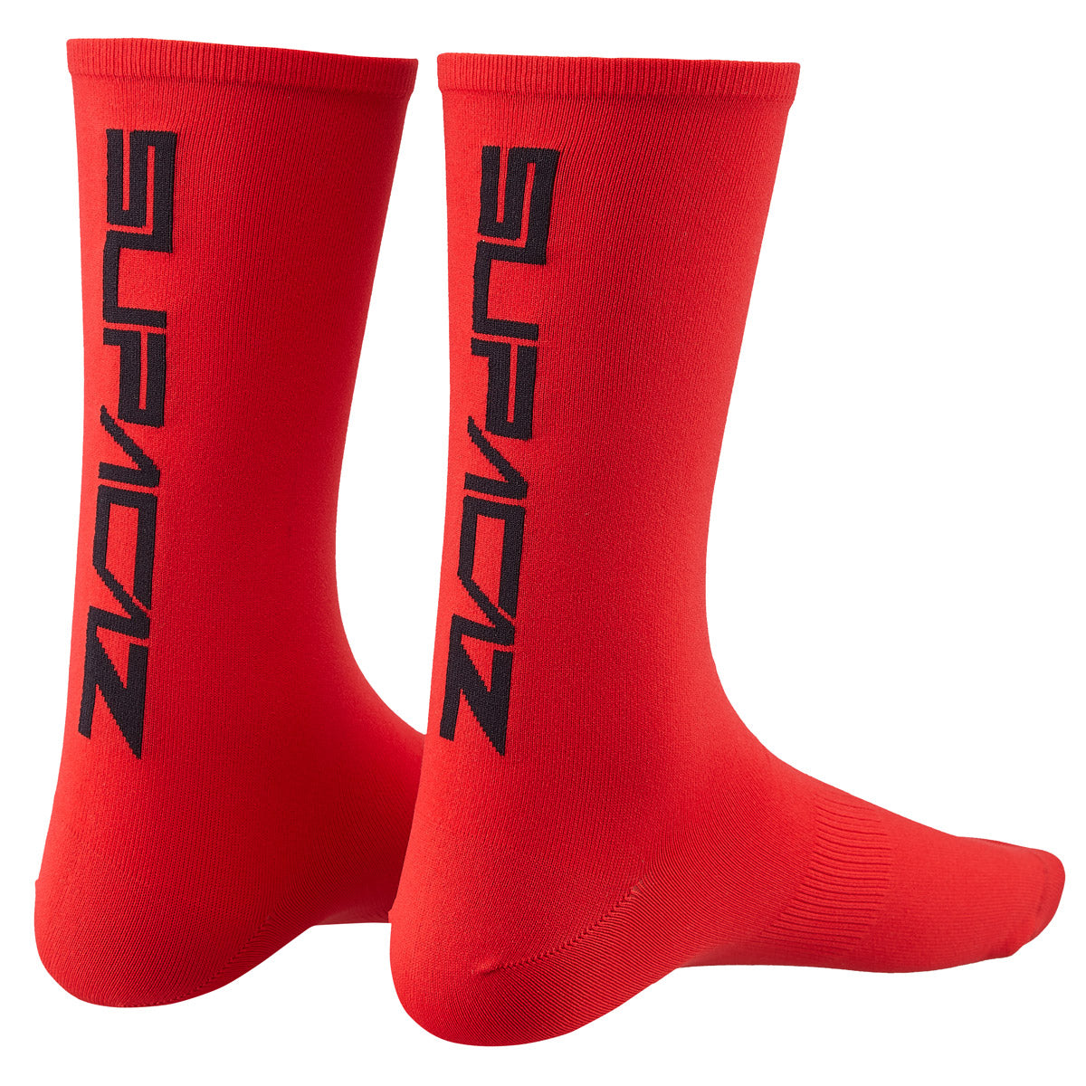 Calze Supacaz SupaSox Straight Up SL - Rosso nero