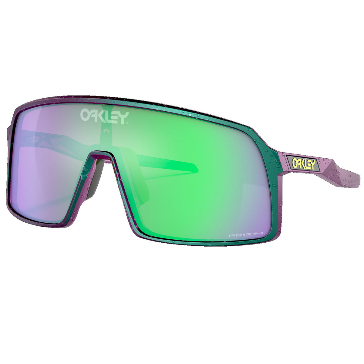Occhiali Oakley Sutro Odyssey Collection -  Green purple splatter prizm road jade - C