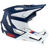 Casco 100% Trajecta - Bianco blu - B