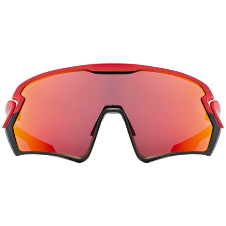 Occhiali Uvex Sportstyle 231 - Nero rosso Mirror red