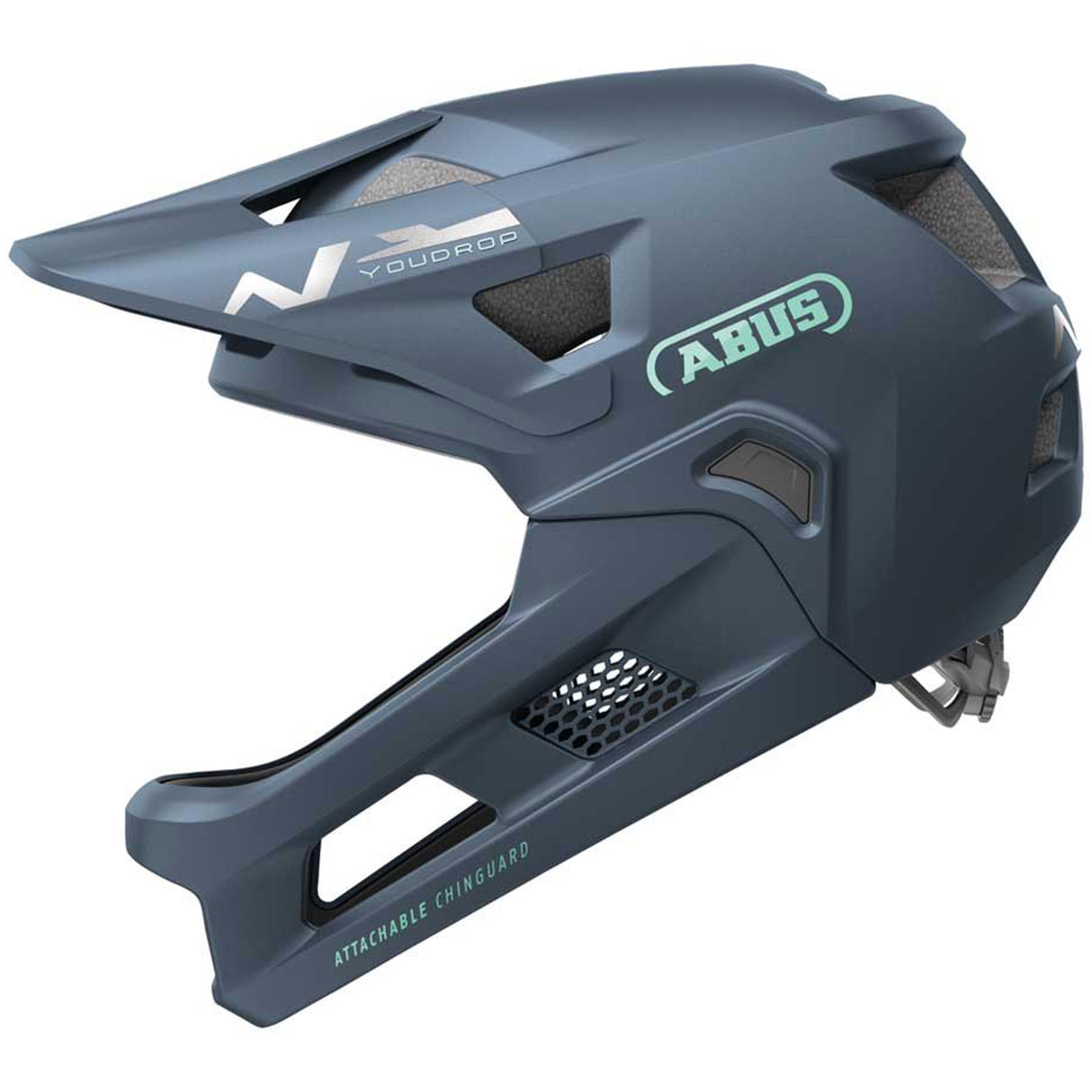 Casco bambino Abus YouDrop FF - Blu - F